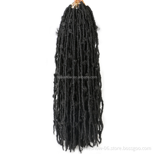 Hot sell  New Trendy 18 inch  Beautiful Butterfly faux Locs Crochet Braiding butterfly locs crochet hair